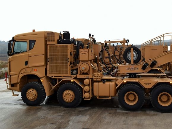 Askeri Araçlar Hidrolik Halat Tamburu