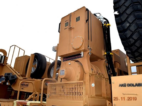 Askeri Araçlar Hidrolik Halat Tamburu