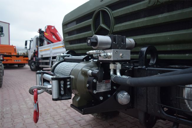 7 Ton Kapasiteli Hidrolik Halat Tamburu